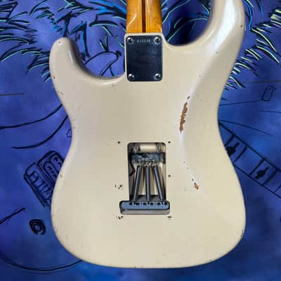 USED 2009 Fender Custom Shop Stratocaster 1956 Relic - Dessert Sand image 5