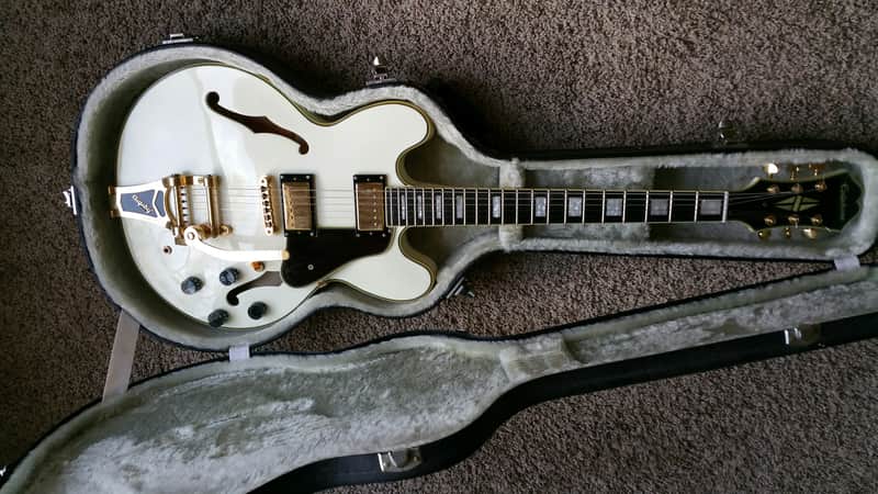 Epiphone Limited Edition ES-355 Alpine White-With Extras – Lifeson