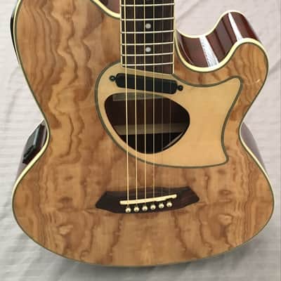 Ibanez Talman TCM50-NT1206 Acoustic/Electric Cutaway Guitar | Reverb