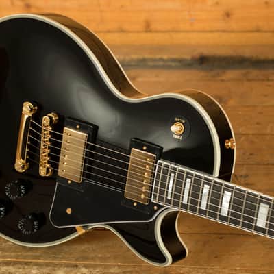 Epiphone Inspired by Gibson Custom Les Paul Custom | Ebony image 5