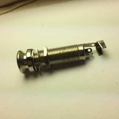 1/4" Barrel style Acoustic Guitar Endpin Jack - Stereo, Made in Japan image 1