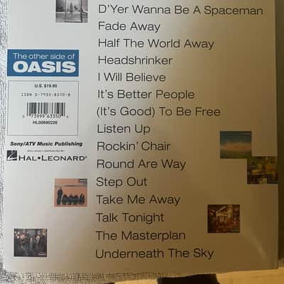 Oasis - The Other Side of Oasis - Guitar Tab / Tablature Book image 2