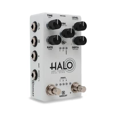 Keeley Halo Andy Timmons Dual Echo Delay Pedal "Glow in the Dark"- Exclusive Moonglow Custom Shop Edition image 2