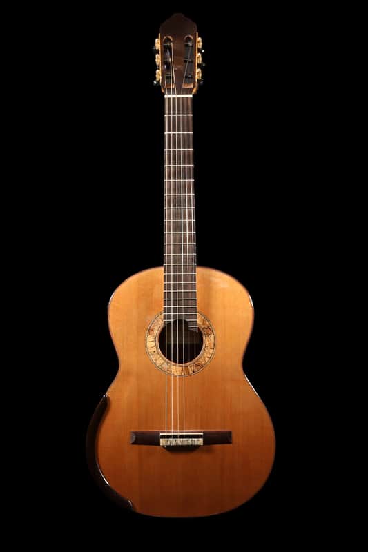 Classical Guitar by Tim Harris Double-top Concert Classical April 2019 - French Polish image 1