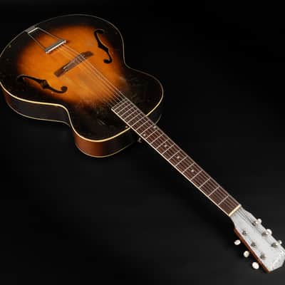 1936 Kalamazoo KG-31 - Sunburst | USA Gibson Vintage Pre War Archtop Jazz Acoustic Guitar K&K Pure Mini Pickup 1.86kg | Case image 8