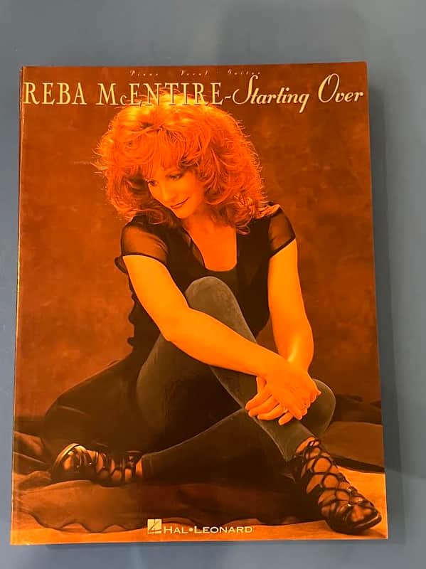 Reba McEntire Starting Over Piano, Vocal & Guitar Sheet Music Book image 1