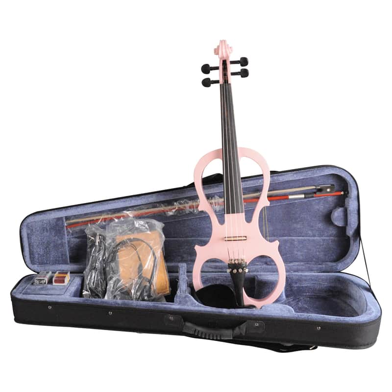 Aileen Music VE-008B Full-Size 4/4 Electric Student Violin Outfit image 1