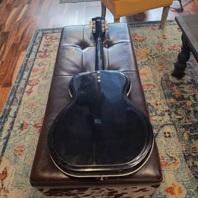 1964 Valco Airline Folkstar - Black - Res-O-Glass Resonator - w/Case image 13