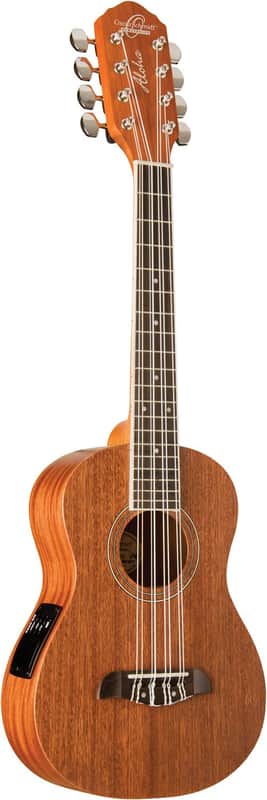 Oscar Schmidt Tenor Electric 8-String Ukulele w/ EQ - Mahogany - OU28TE image 1