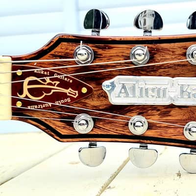 Alikat 3d CNC machined Alien Strat 2020 Tasmanian Oak, laquered image 2