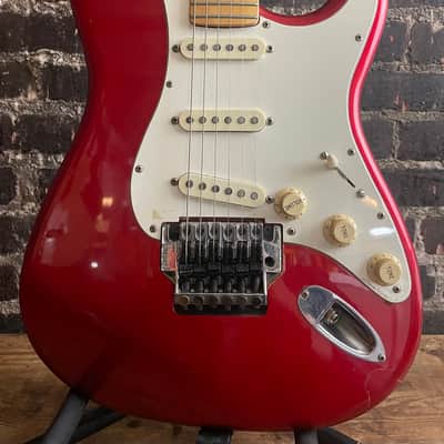 1980’s MIJ Fender Stratocaster w/ Kahler Spyder-Candy Apple Red (USED) image 1