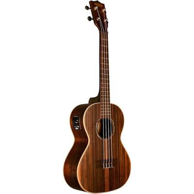 Kala Ukulele, Right, Striped Ebony, Tenor (KA-EBY-TE) image 3