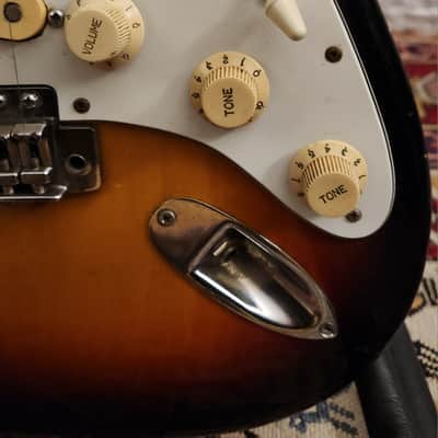 El Degas Stratocaster Sunburst w/ period DiMarzios 1971-76 Hoshino Gakki Japan image 15