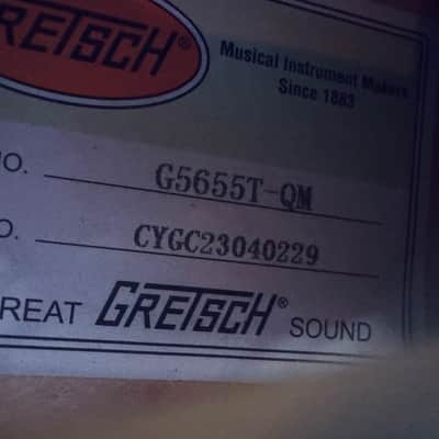 Gretsch G5655T-QM Electromatic Center Block Jr. 2023 - Present Sweet Tea image 7