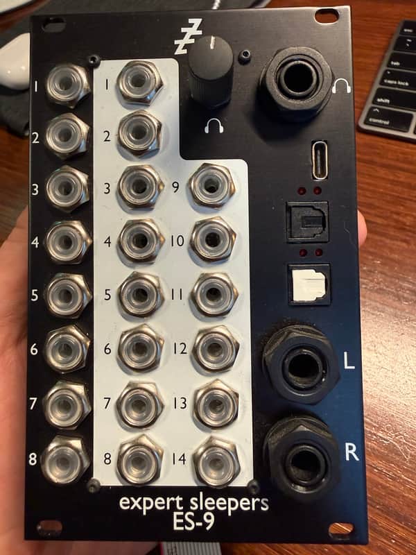 Expert Sleepers ES-9 USB Interface Eurorack Synth Module 2020 - Present - Black image 1