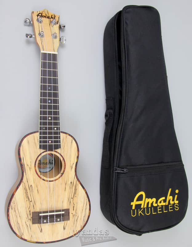 Amahi UK770 Classic Spalted Maple Ukulele - Soprano image 1