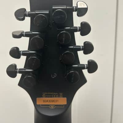 Schecter PT-8 MS Black Ops Left-Handed 8 String Multiscale Electric Guitar - Satin Black Open Pore image 5