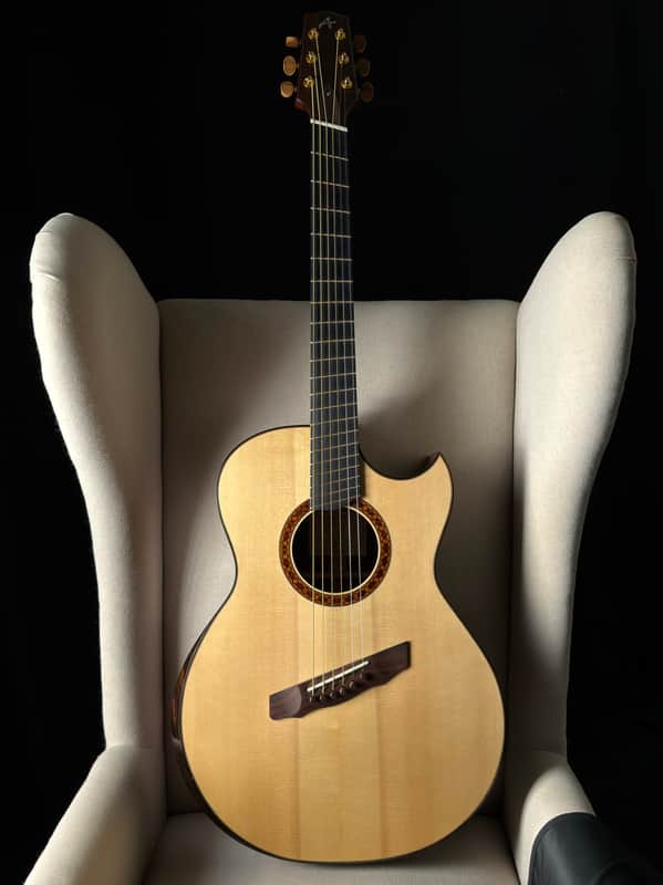 Brian Applegate SJ Fan Fret Multiscale Brazilian Rosewood image 1