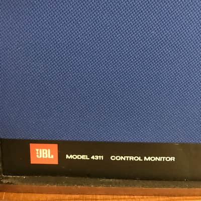 JBL 4311 Studio Monitors  1970's Walnut /blue image 3