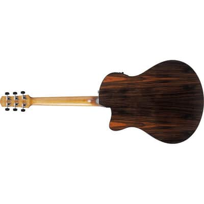Ibanez AAM70CE-TBN Advanced Acoustic 2024 - Present - Transparent Charcoal Burst Low Gloss / Natural Open Pore image 2