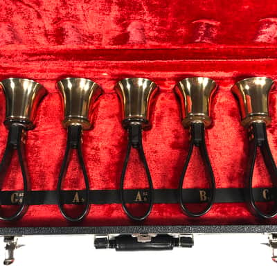 Schulmerich Handbells - Complete 3 Octave Set - 4 Cases, 37 Bells - Superb image 5