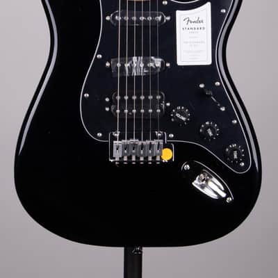 Fender Standard Stratocaster HSS – Black with Laurel Fingerboard image 1