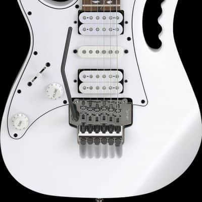 Ibanez Steve Vai Signature 6 String Electric Guitar - Left Handed - White (JEMJRLWH) image 3
