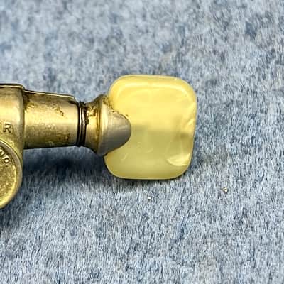Vintage 1960's Grover Nickel Futura Patent Pend Single Guitar Tuner Bass Side E, A, D #2 image 3