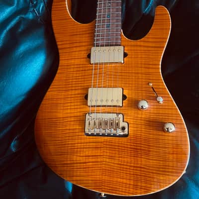 Suhr Modern Trans Amber Maple Flame image 1