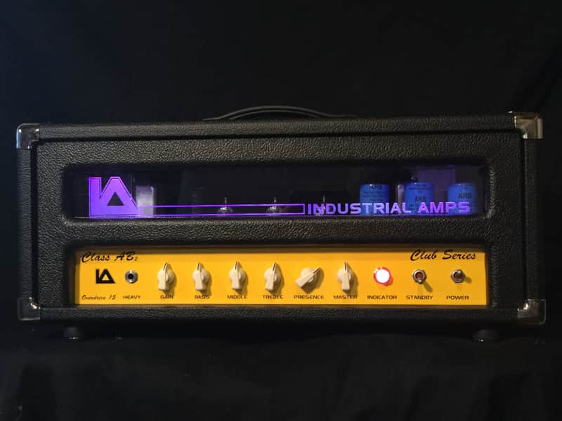 Industrial Amps Overdrive 15 Handmade Boutique Tube Guitar Amplifier, Black Tolex image 1