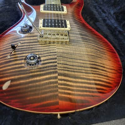 PRS Custom 24 10 Top 2018 - Charcoal Cherry Burst image 23