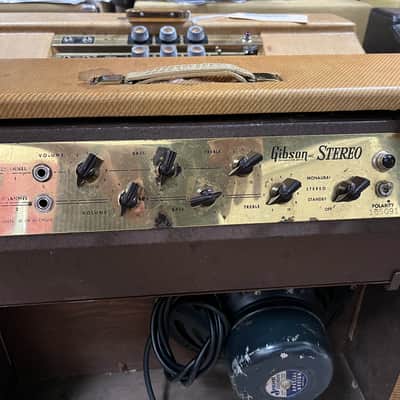 Gibson 1959 GA-88S Vintage Stereo Amp, Two Cabinets Guitar Amplifier Combo - Local Pickup Only image 13