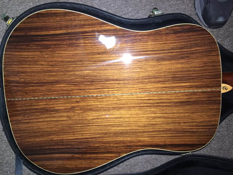 Cort earth 1200 tree of life acoustic guitar with hardshell case