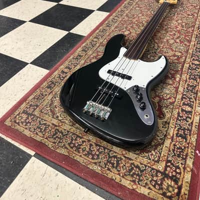 Fender Jazz Bass Fretless - Black MIJ - Japan JB-355FL