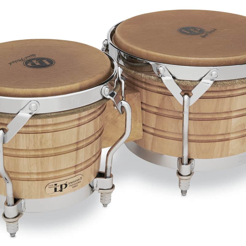 Photos - Percussion Latin Percussion L.P. A and Bongos Natural with Chrome Hard...