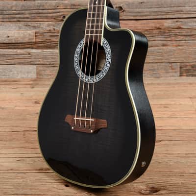 Carlo Robelli CRB40B Acoustic Bass Transparent Black image 2
