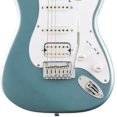 Squier Affinity Series Stratocaster Junior HSS Electric Guitar - Ice Blue Metallic image 1