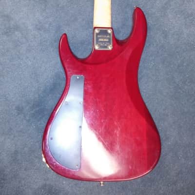 Samick Valley Arts Custom Pro Shop Bass Guitar Cherry Burst image 4