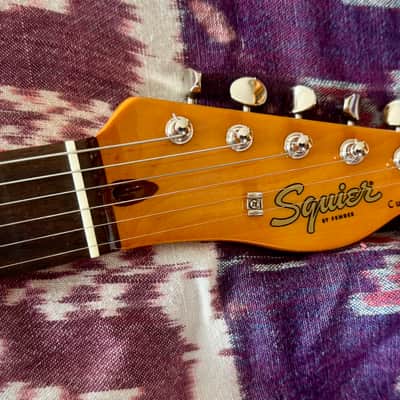 Fender Squire Science Project 90’s - Inca silver bad refin image 6