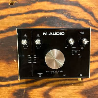 M-Audio M-Track 2x2M USB Audio/MIDI Interface 2010s - Black image 1