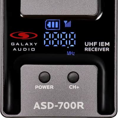Galaxy Audio ASD-700 Digital UHF Wireless in-Ear Monitoring System - Single Pack, B6 - Plug-in Transmitter, 15 Channels, Bodypack Receiver, Earbud Set - B6, 571-585MHz image 3
