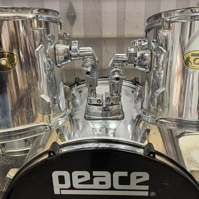 Peace Drums 5-Piece Drum Shell Kit, Chrome image 4