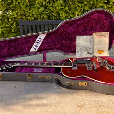 ♚MINT♚ 2012 Gretsch CUSTOM SHOP G-6128 MASTERBUILT JET Stephen Stern♚RED SPARKLE♚Dynasonics !♚OHSC♚8 LBS♚COA image 3