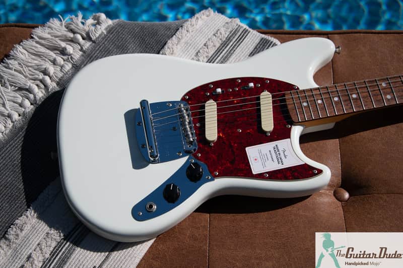 Fender MIJ Traditional II 60s Mustang - Olympic White - Pro Set Up