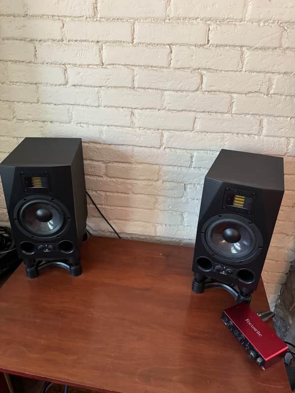 ADAM Audio A7X Active Nearfield Monitors (Pair) 2010s - Black image 1