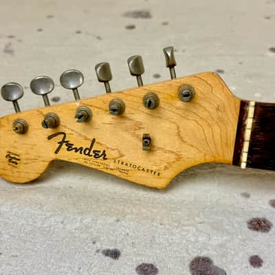 1962 Fender Stratocaster Neck Super Rare Left Handed-Lefty- Vintage 1960's Pre CBS image 4