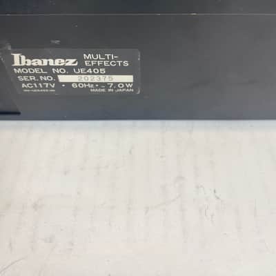 v1 One ear bent a little, with foot switch Ibanez UE-405 Multi-Effect 1980s - Black image 12