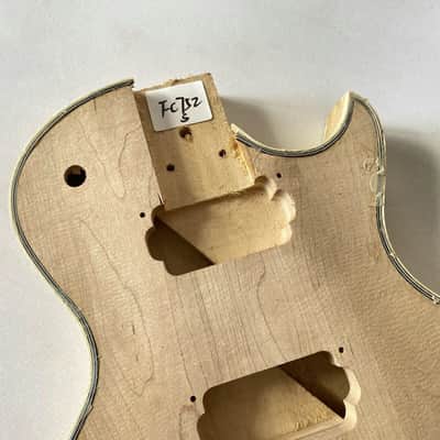 Maple Veneer Top Guitar Single Cut Basswood Body image 7
