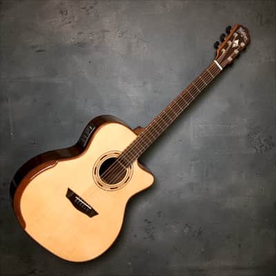 Washburn G25SCE Comfort Deluxe 25 Series Grand Auditorium Cutaway Acoustic Electic Guitar image 3