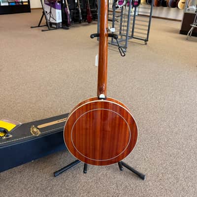 Crestwood 5 String Resonator Banjo 1970s - Mahogany image 6